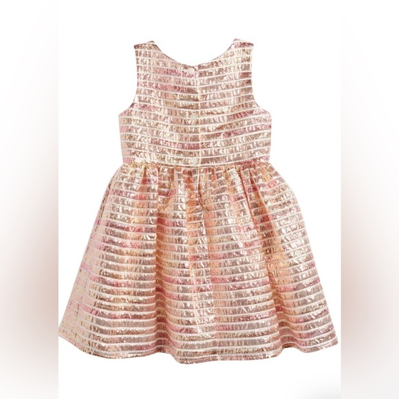 Rose gold toddler girl’s dress - Size T3 - Bought from Nordstrom - Picture 2 of 3